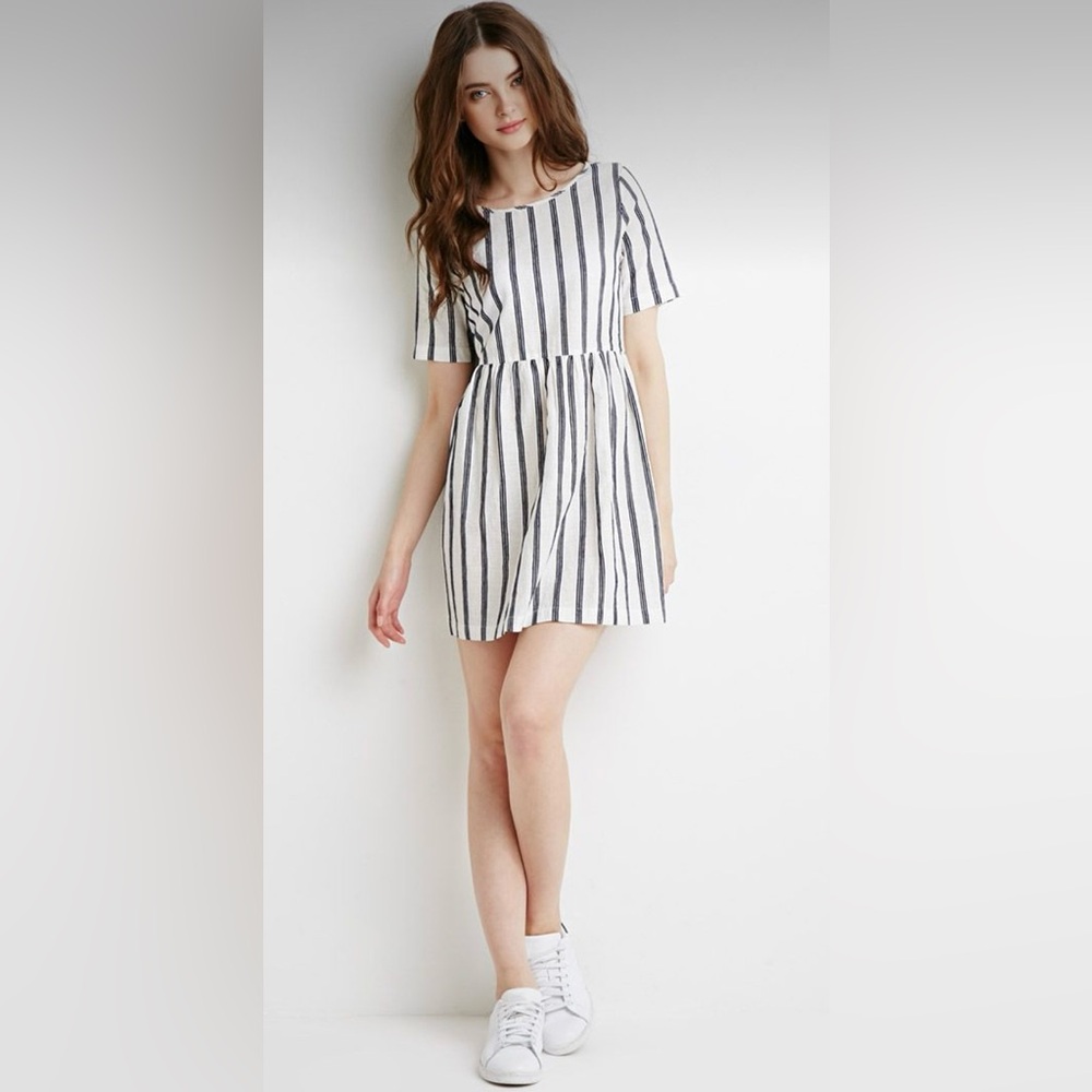 Forever 21 Linen Dress - Size Large - NWT
